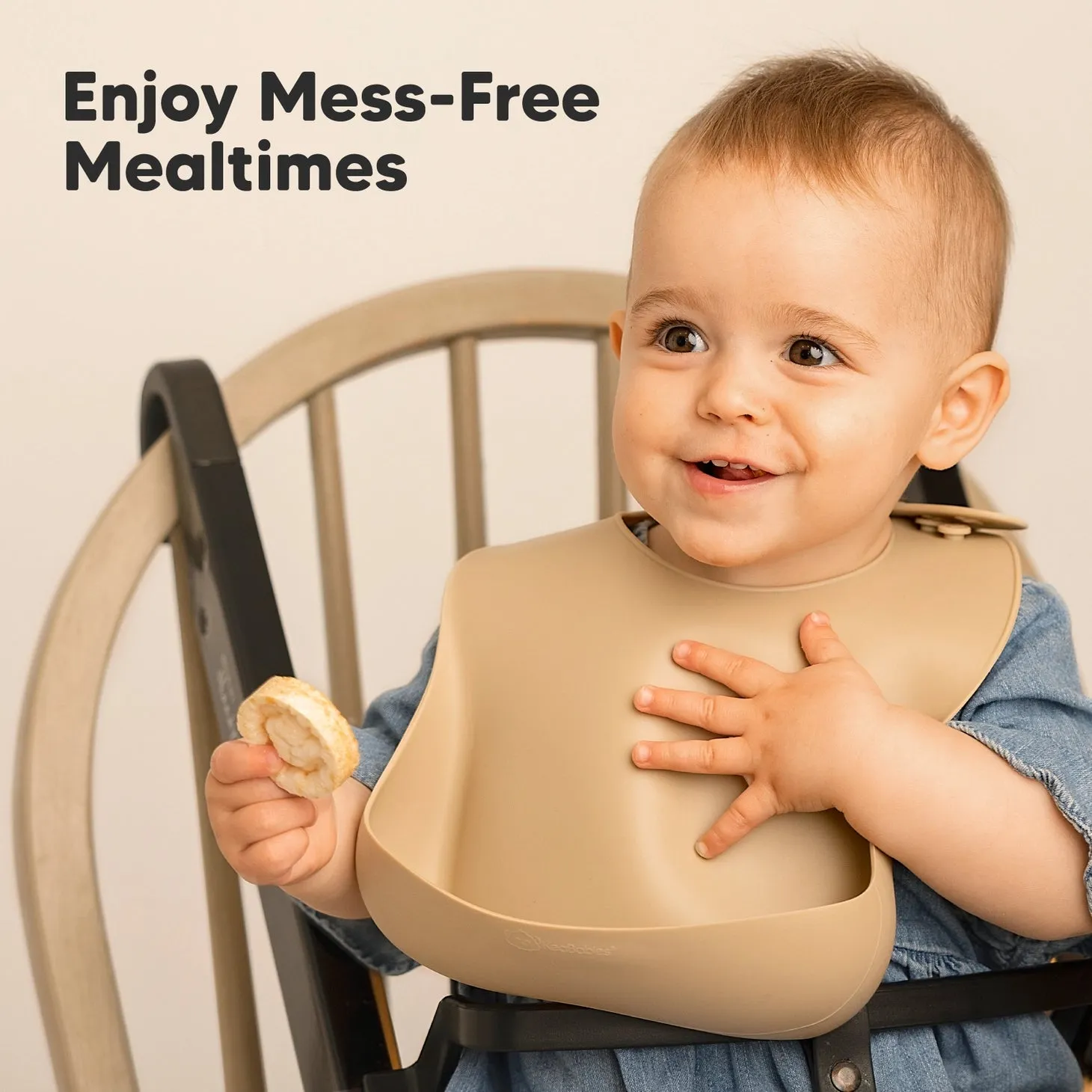 2-Pack Prep Silicone Bibs (Terracotta)