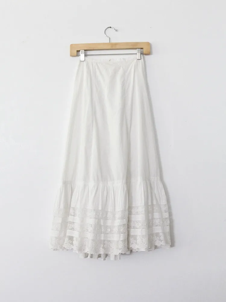 antique edwardian petticoat