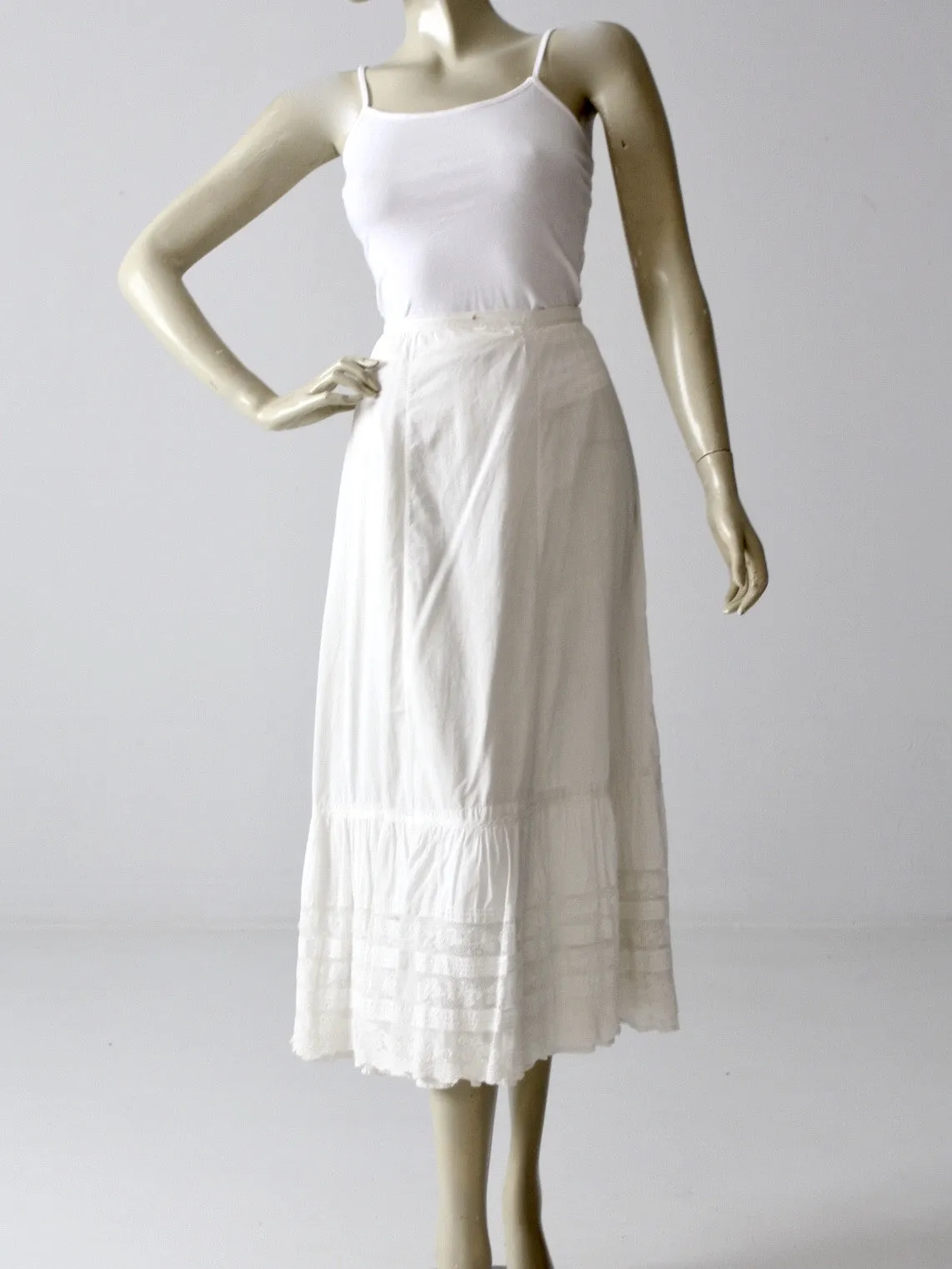 antique edwardian petticoat