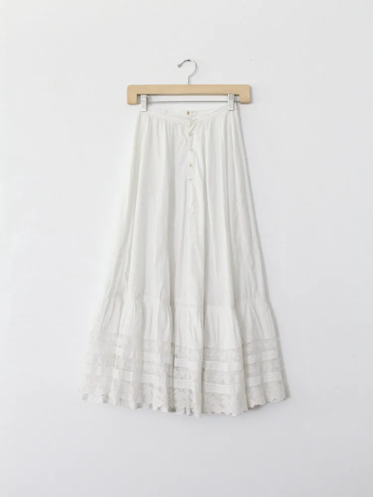 antique edwardian petticoat