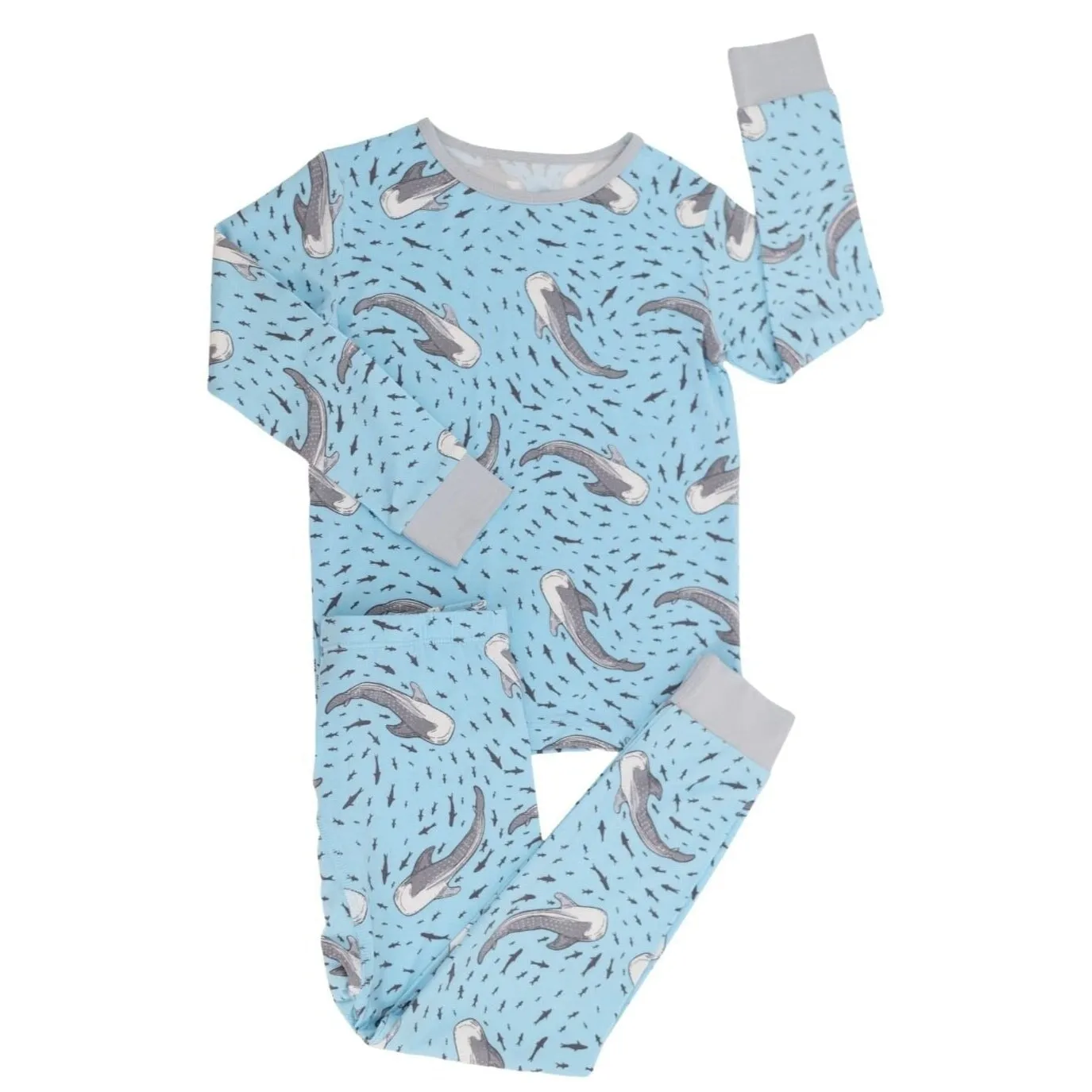 Big Kid Pajama - Swirling Sharks