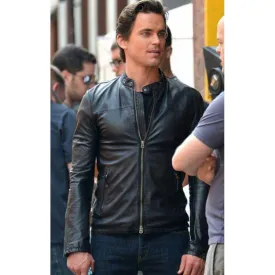 Black Leather Jacket Matt Bomer Tv Series White Collar