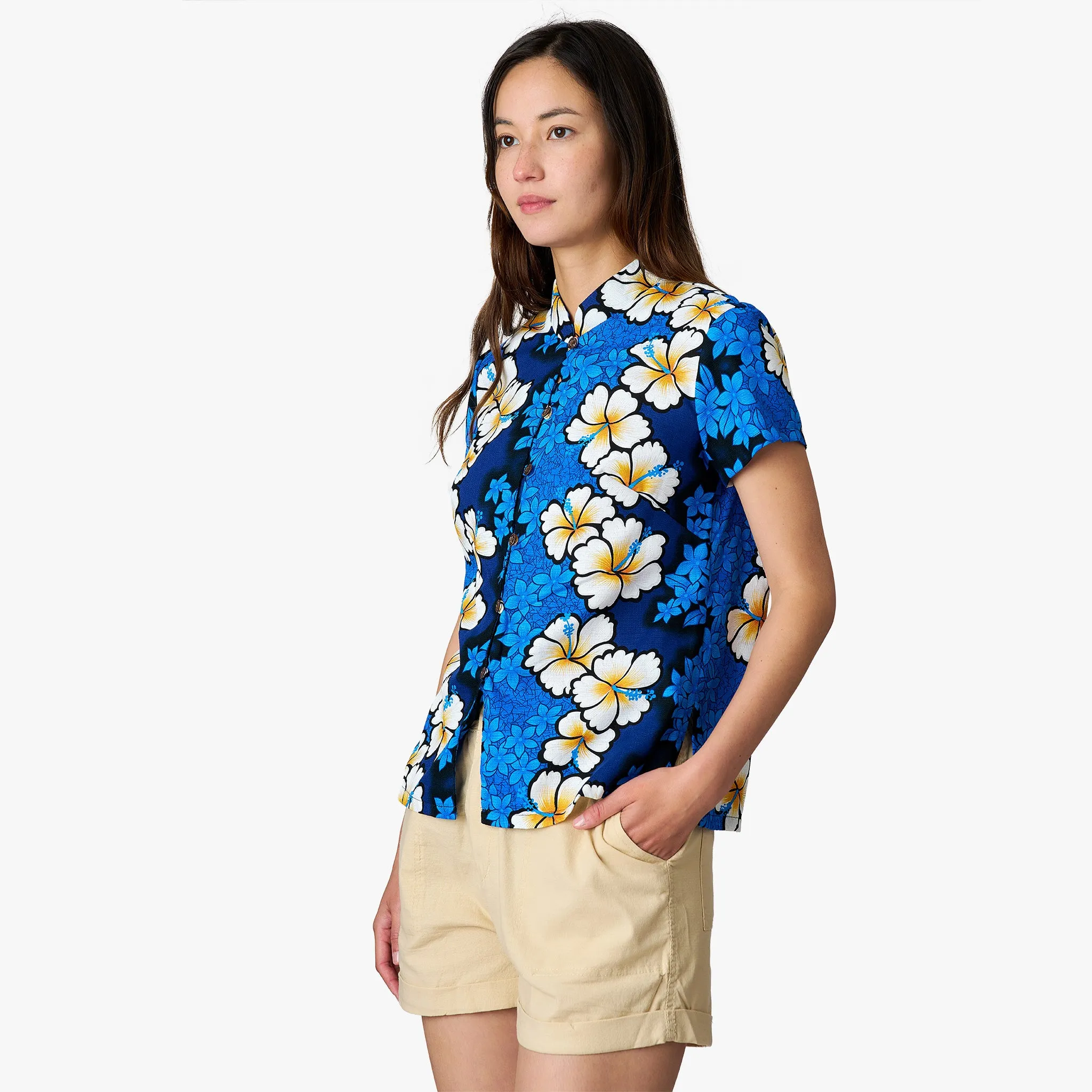 Blossoming Hibiscus Blouse