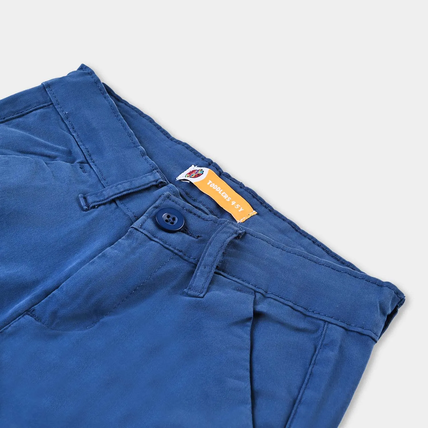 Boys Cotton Pant Solid-True Navy