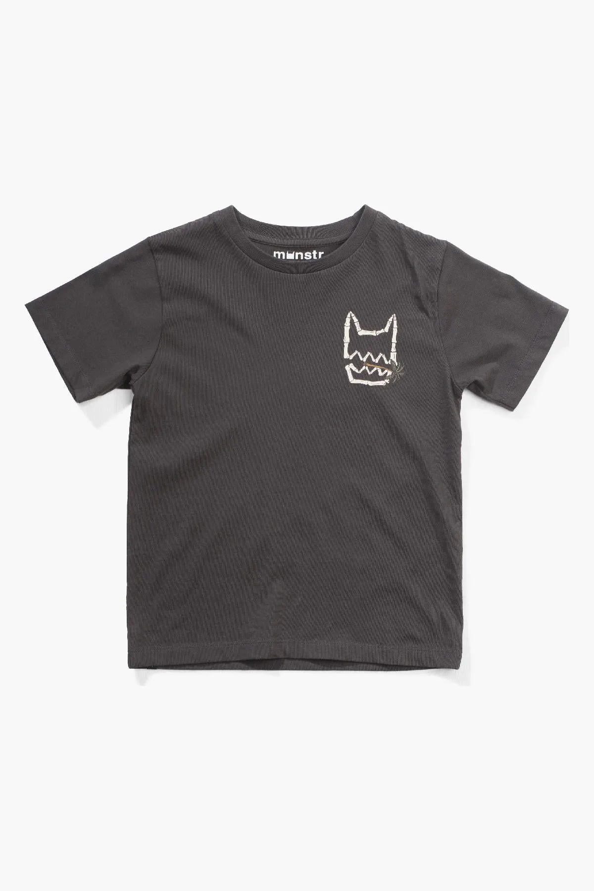 Boys T-Shirt Munster Kids Toothpick Soft Black