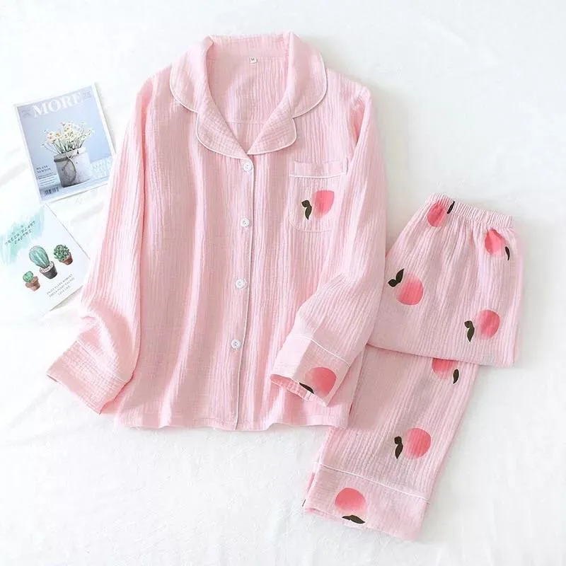 Cherry Cotton Nightset