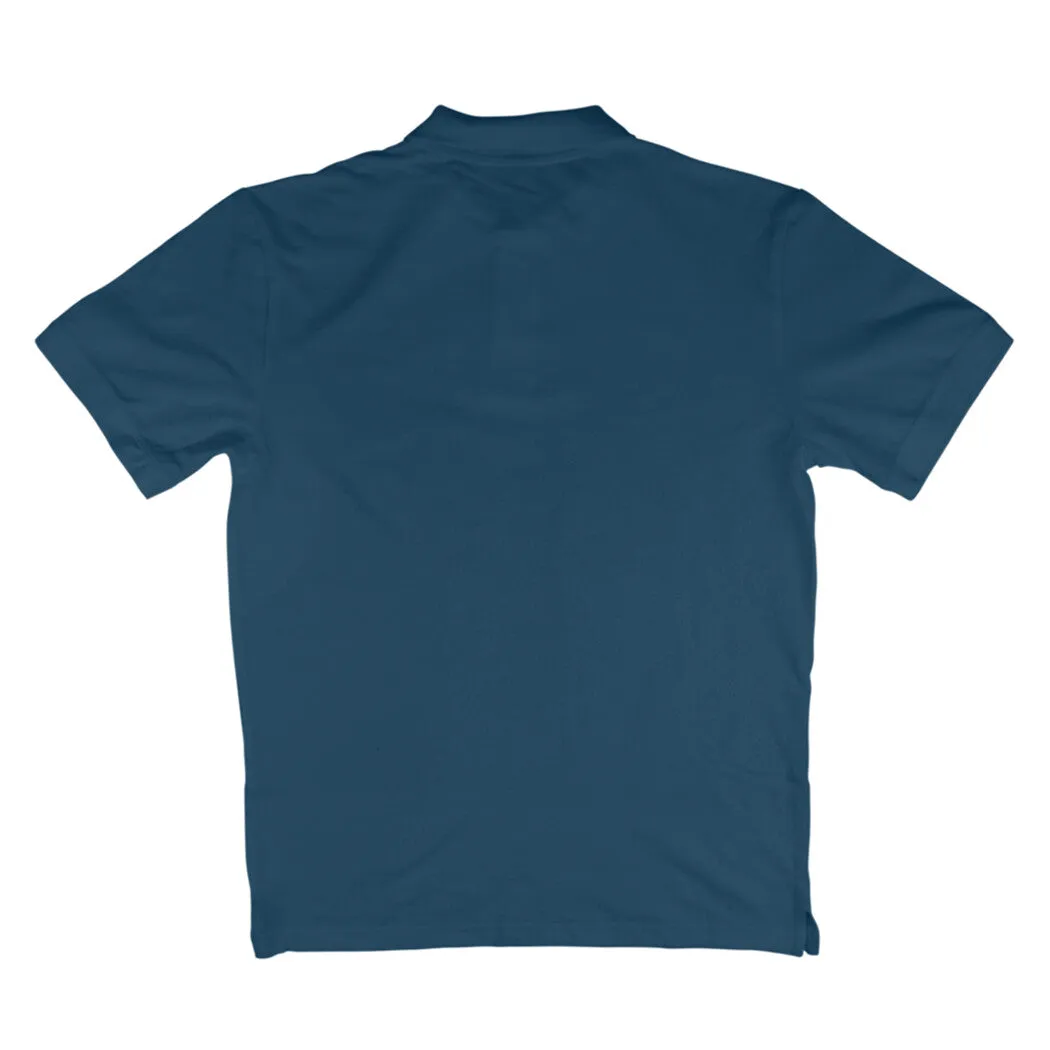 Cotton Polo T-shirt for Men in Solid Colour