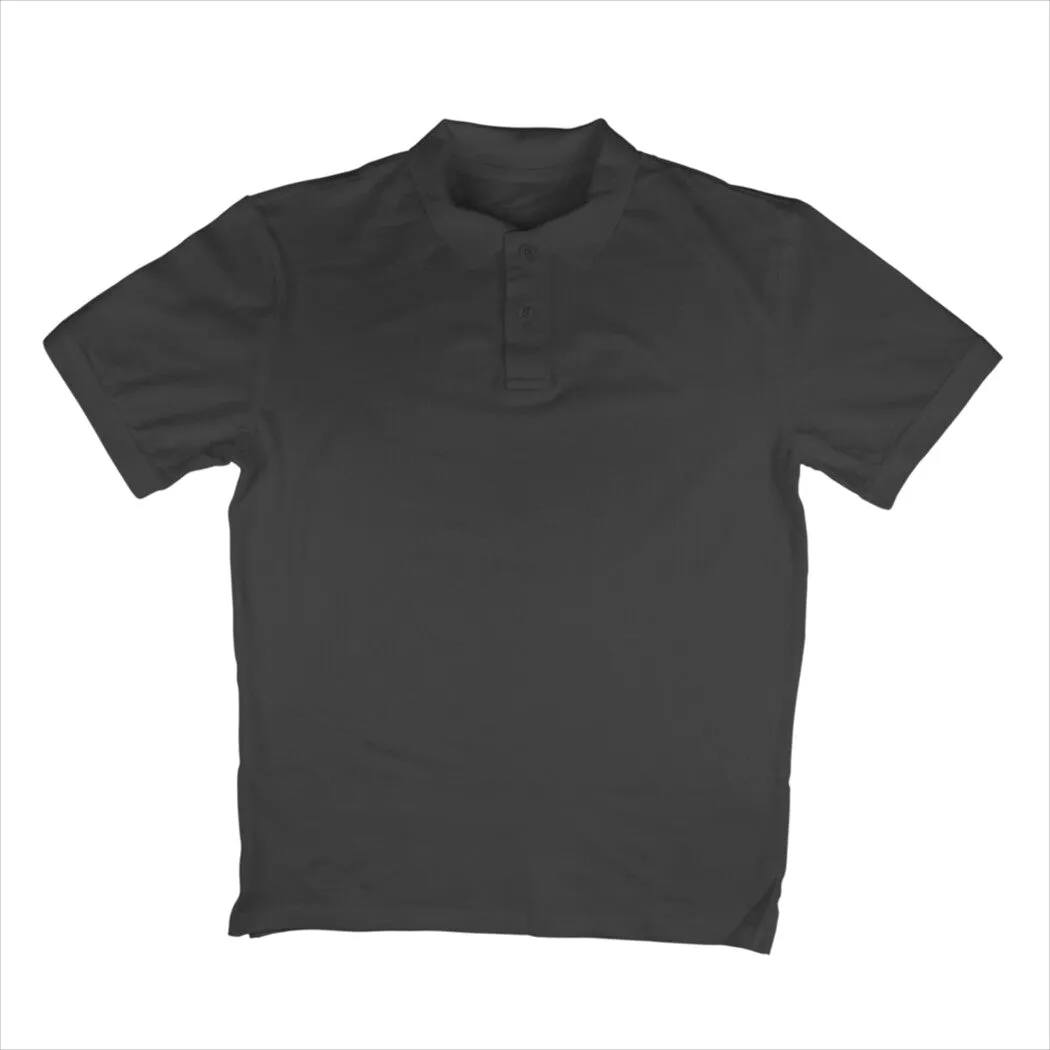 Cotton Polo T-shirt for Men in Solid Colour