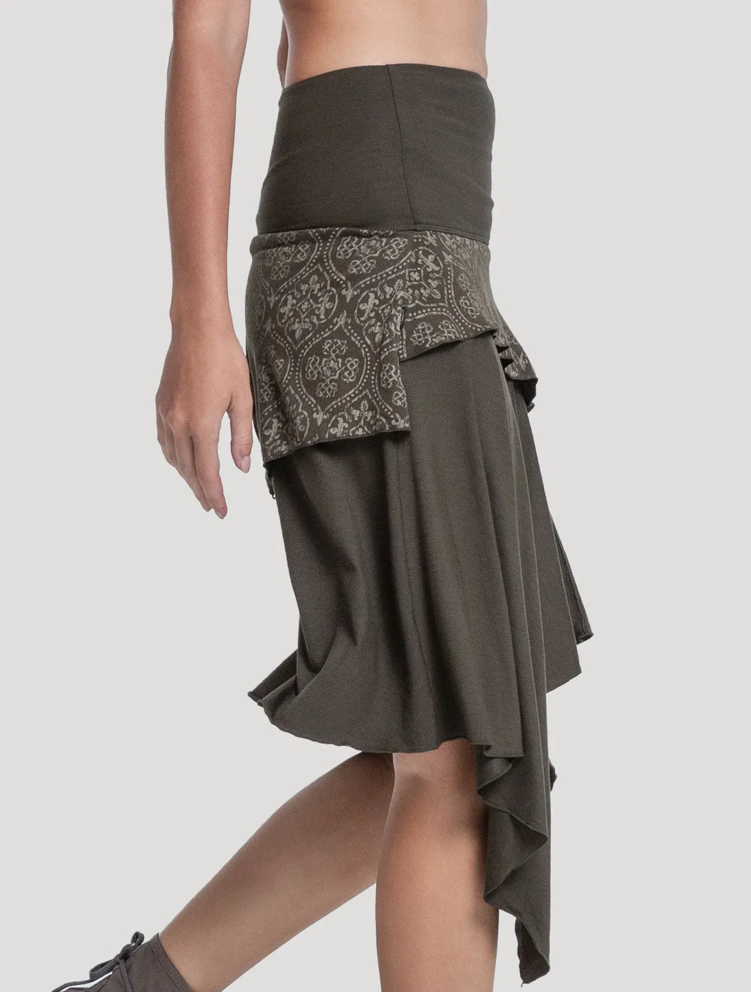 Drag Asymmetric Skirt