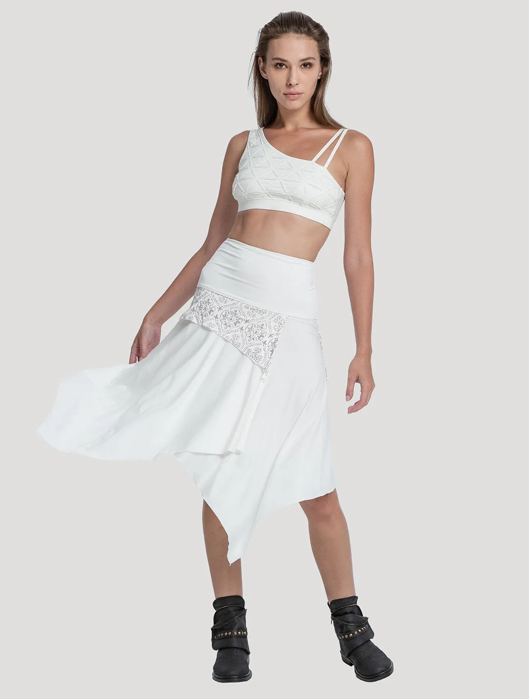 Drag Asymmetric Skirt