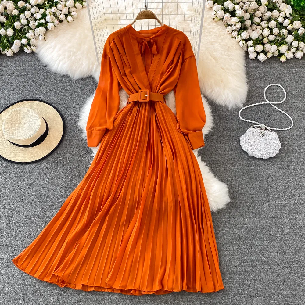 Elegant chiffon A line dress fashion dress     S270