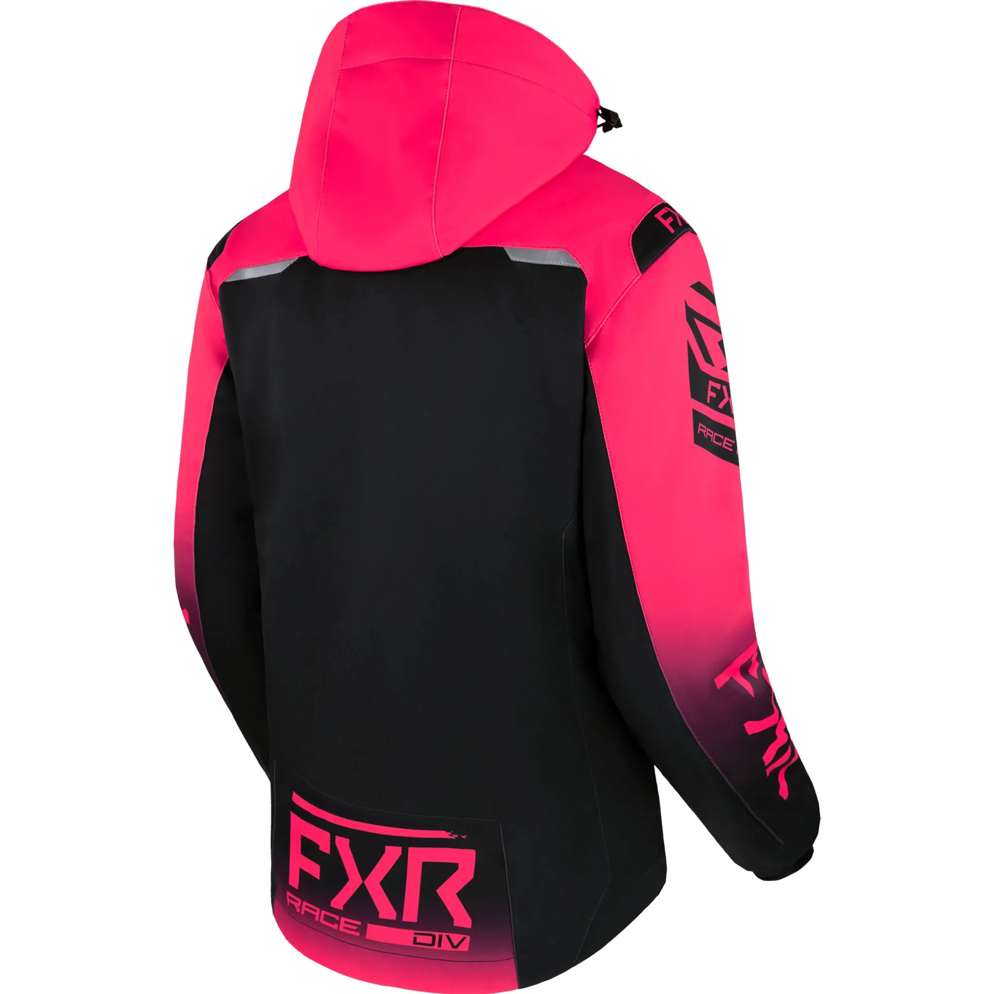 FXR  Womens RRX Snowmobile Jacket Waterproof Thermal Dry Breathable Black Fuchsia