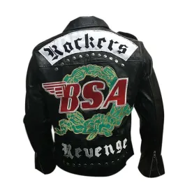 GEORGE MICHAEL BSA FAITH ROCKERS REVENGE LEATHER JACKET