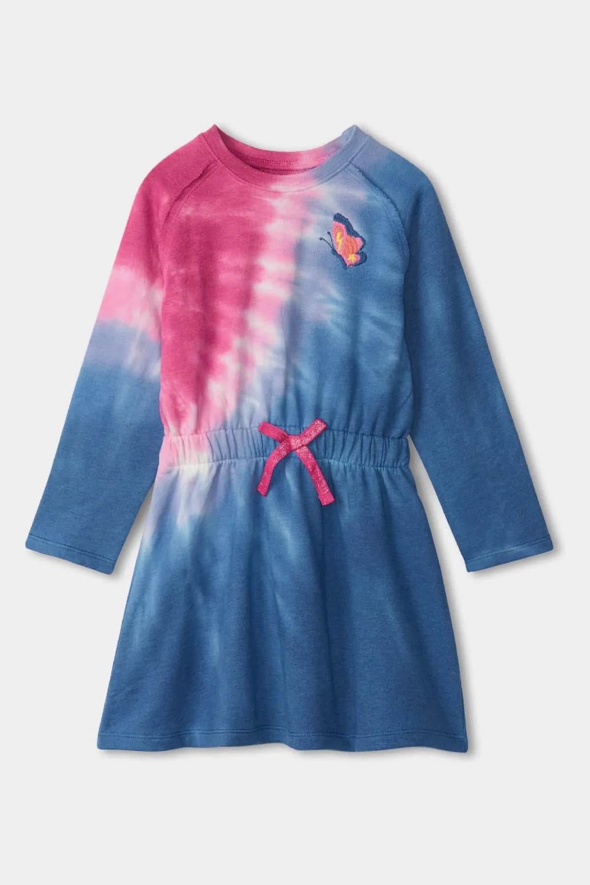 Girls Dress Hatley Tie Dye Periwinkle