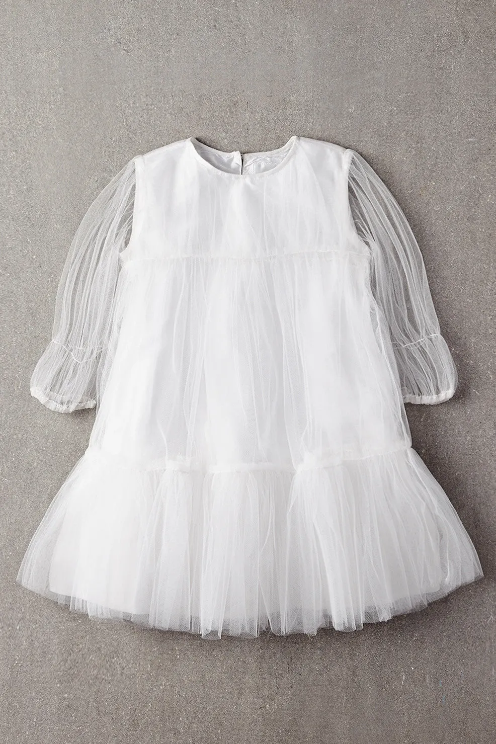 Girls Dress Nellystella Alice - Classic White