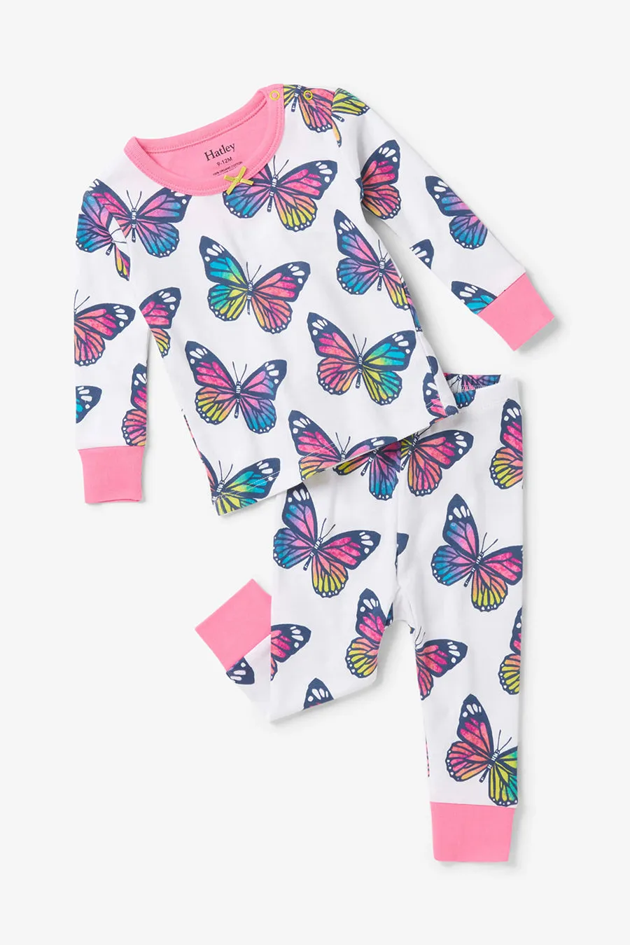 Girls Pajamas Hatley Spring Sky Butterfly Set