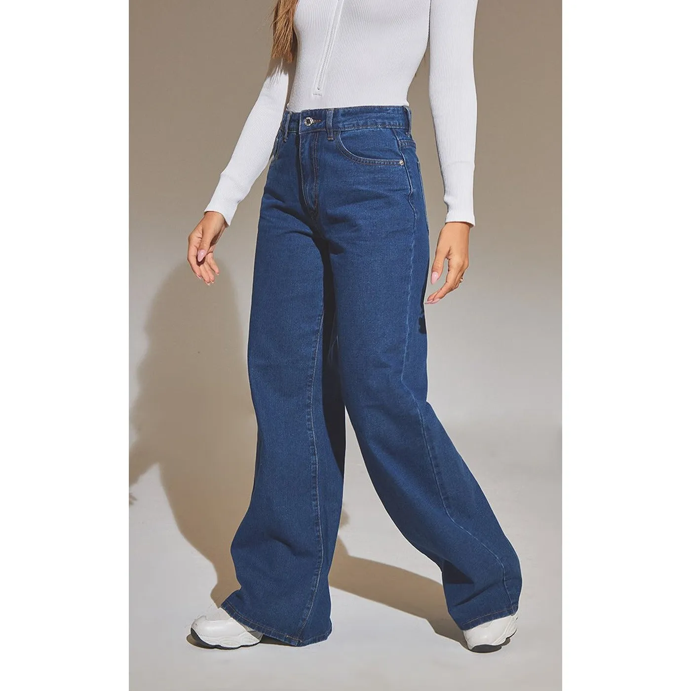 GP Wide Leg High Rise Jeans