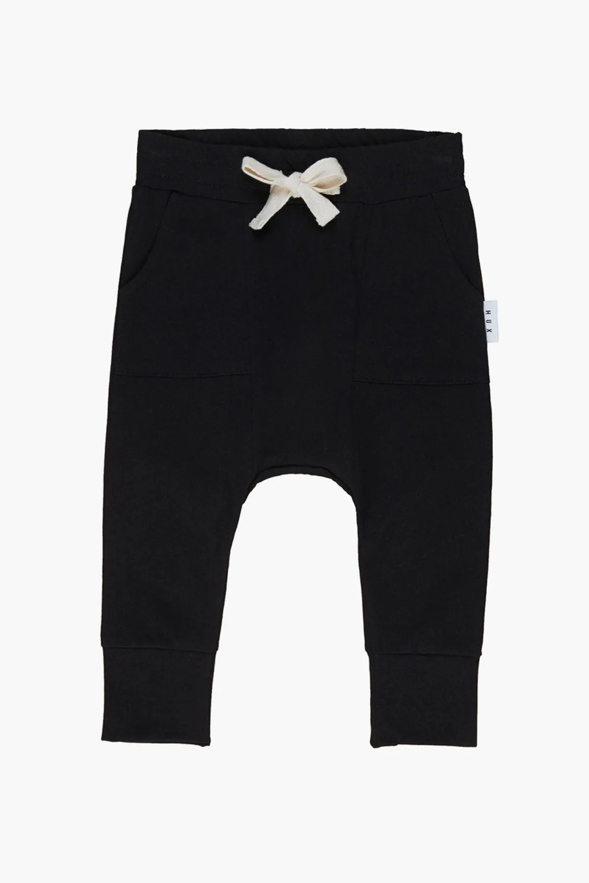 Huxbaby Black Pocket Baby Pants