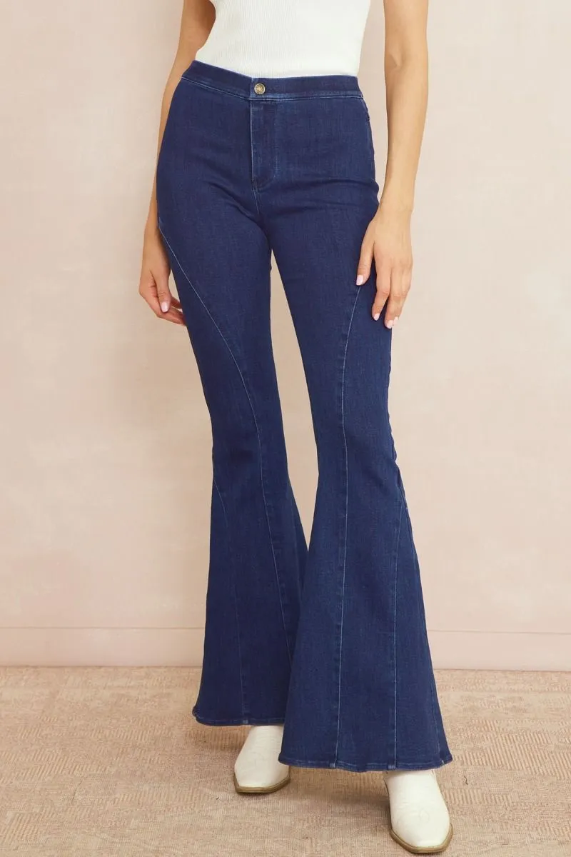 James High Waisted Flair Denim Jeans *FINAL SALE*