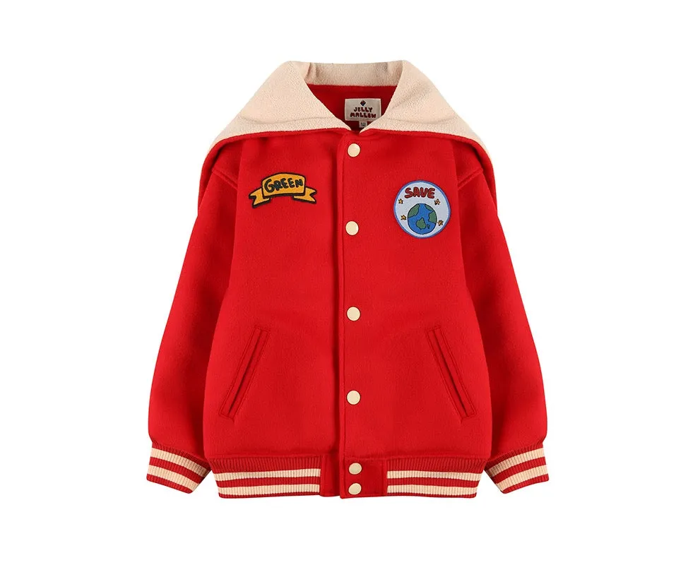 Jelly Mallow Our Planet Varsity Jacket