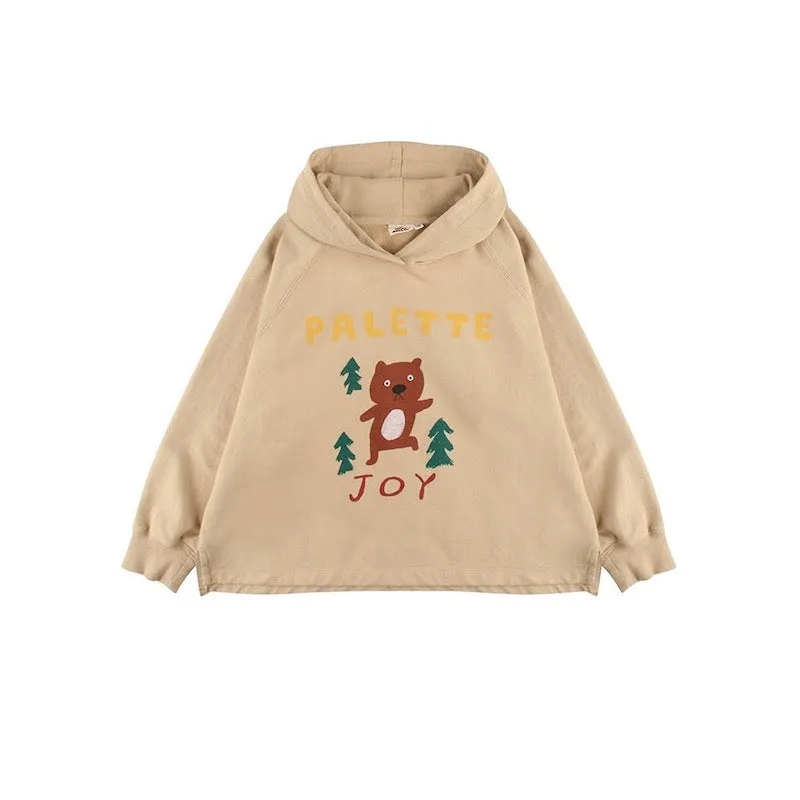 Jelly Mallow Palette Bear Hooded T-shirt