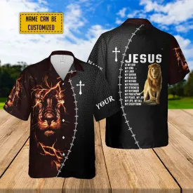 Jesus Is My God My King My Everything Custom Name Hawaiian Shirts - Religious Hawaiian Shirts - Hawaiian Christian For Men Women