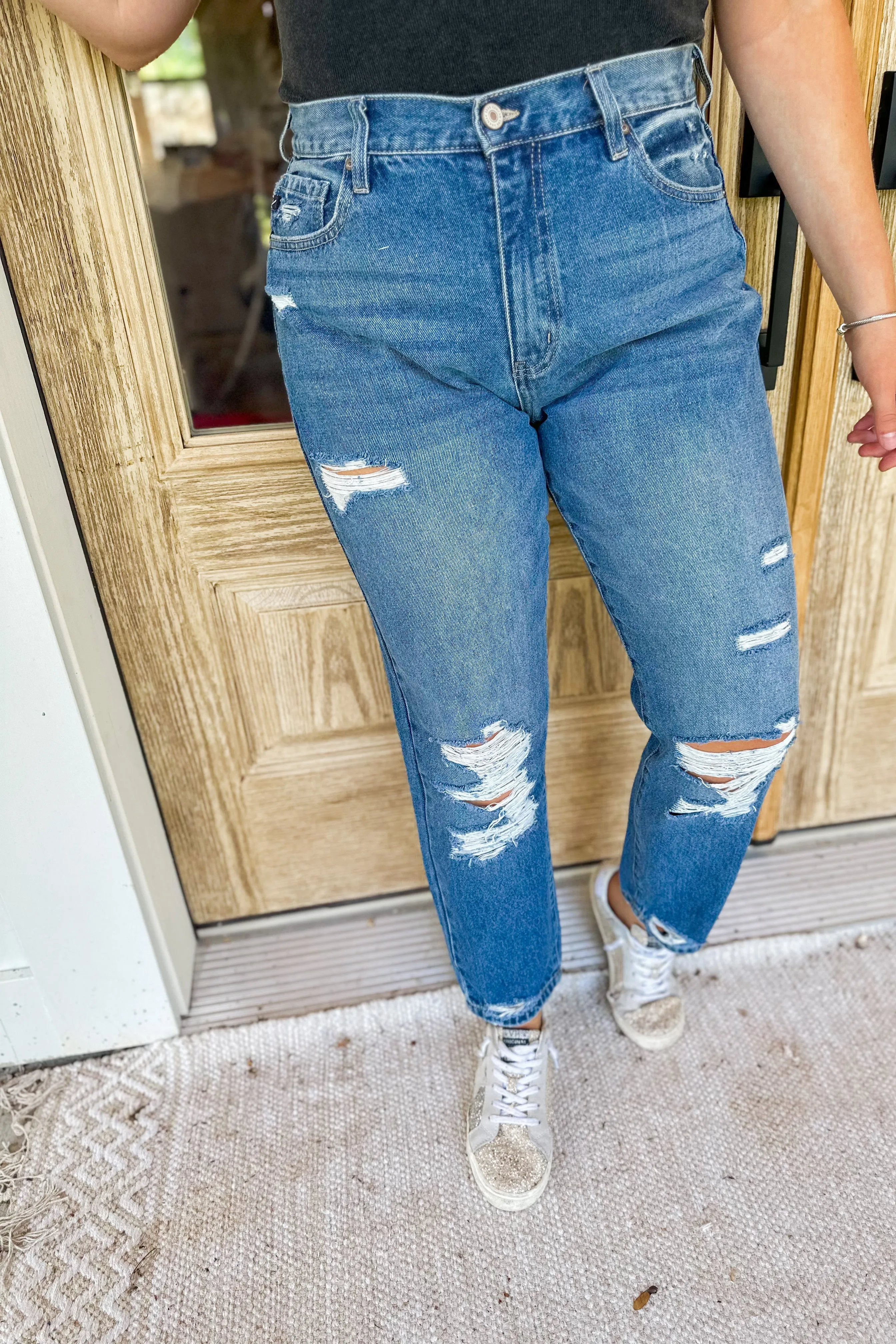 Kancan Kerrigan High Rise Mom Jeans *FINAL SALE*