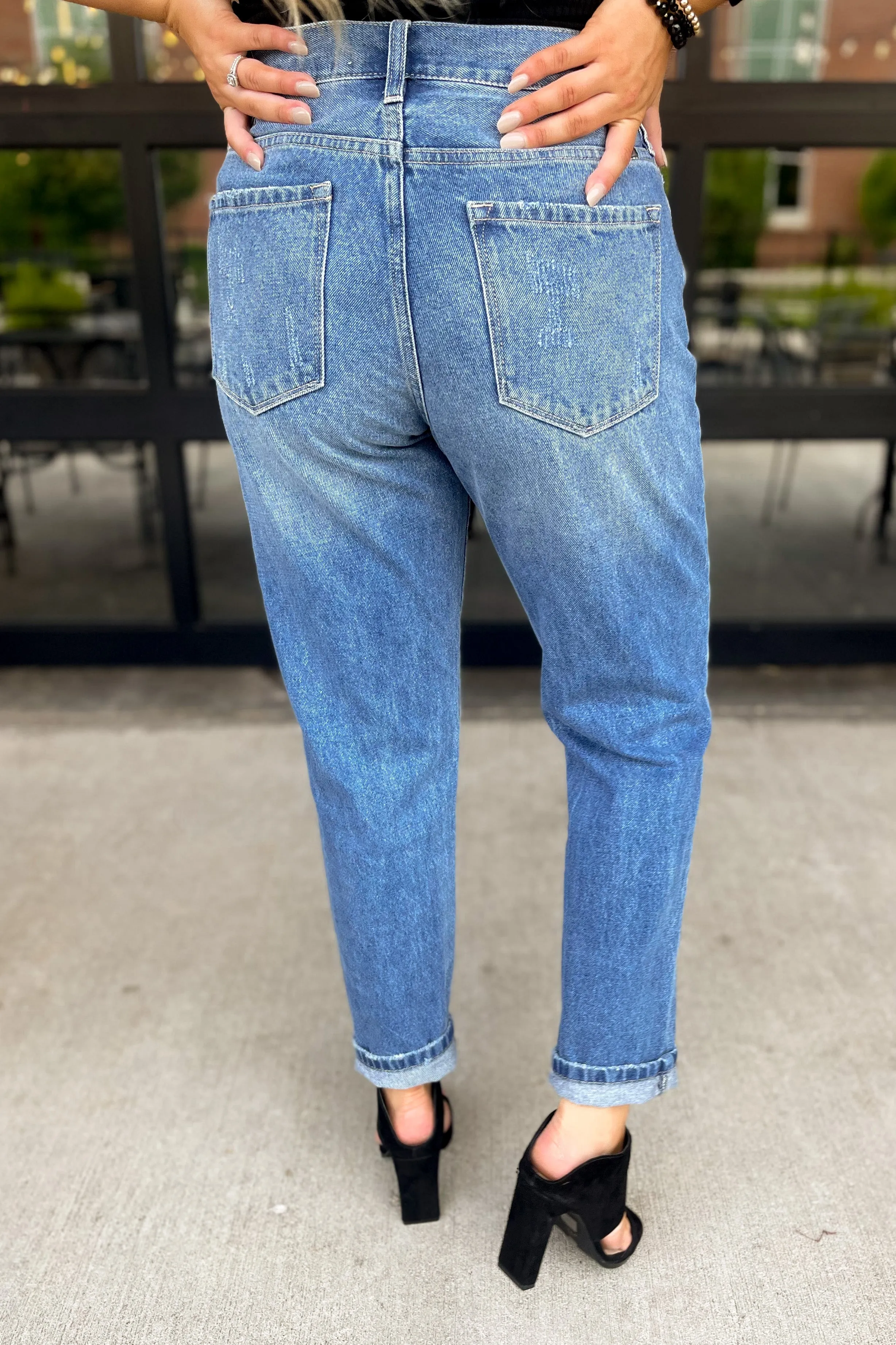 Kancan Kerrigan High Rise Mom Jeans *FINAL SALE*