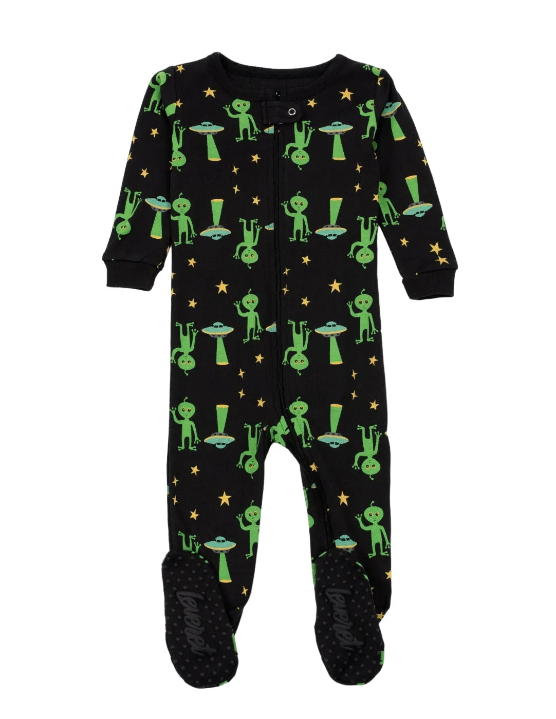 Kids Footed Alien Pajamas