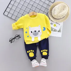 Kids  Unisex Cotton Shirt And Trousers Casual Wear