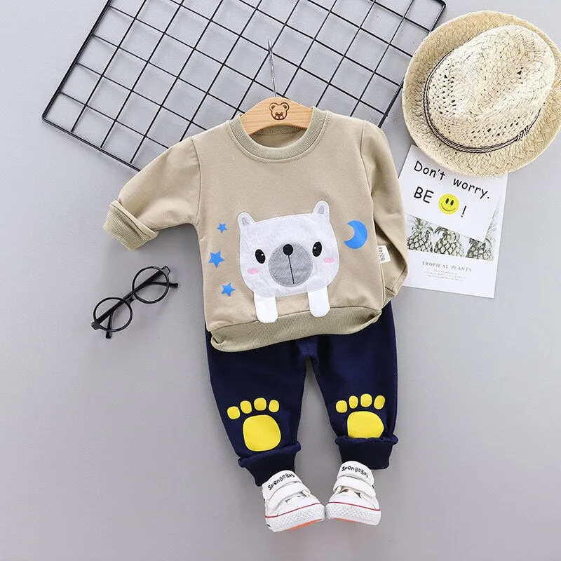 Kids  Unisex Cotton Shirt And Trousers Casual Wear