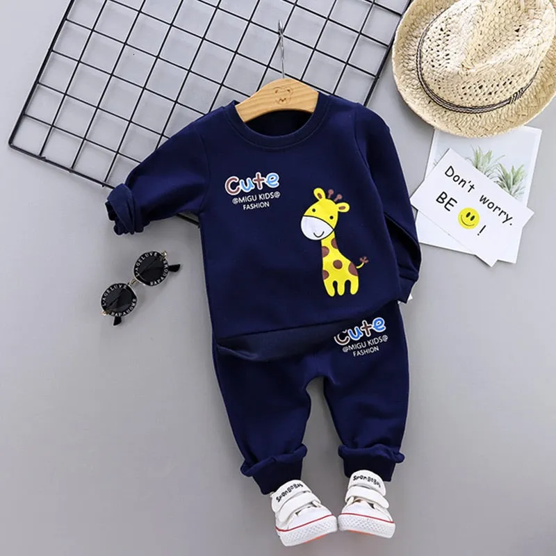 Kids  Unisex Cotton Shirt And Trousers Casual Wear