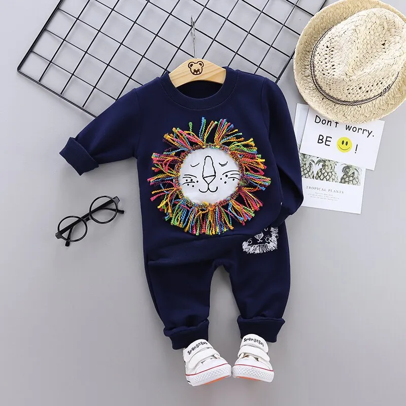 Kids  Unisex Cotton Shirt And Trousers Casual Wear