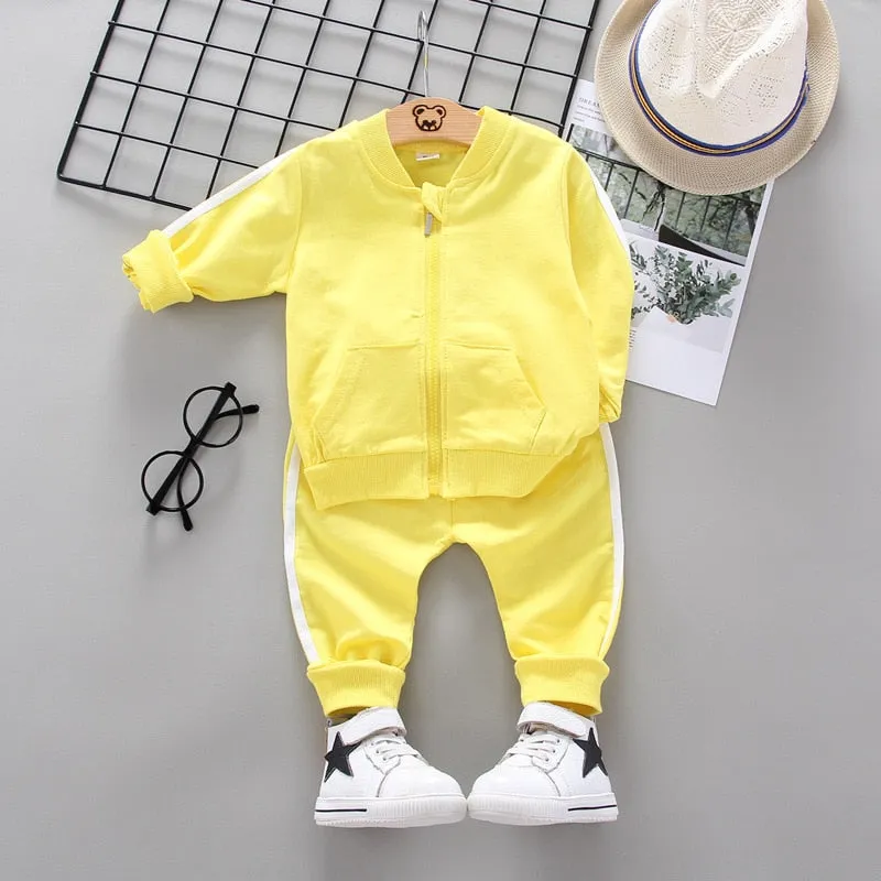 Kids  Unisex Cotton Shirt And Trousers Casual Wear