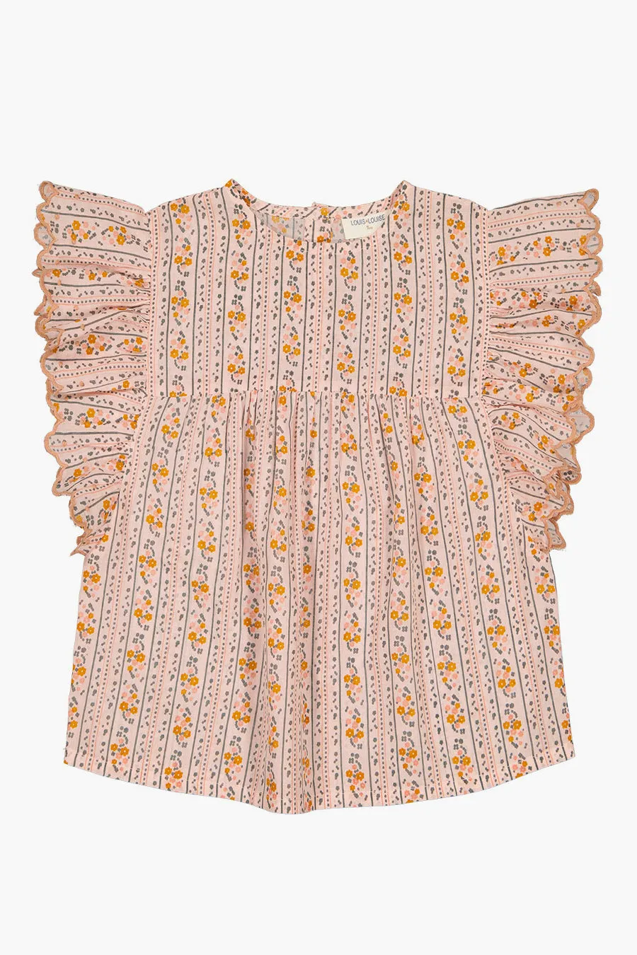 Louis Louise Jasmin Girls Shirt - Little Flower