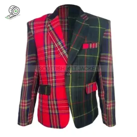 Men's Modern Plaid Tartan Jacket - Tartan Coat