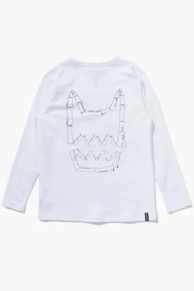 Munster Kids Bonechatter Kids Shirt - White