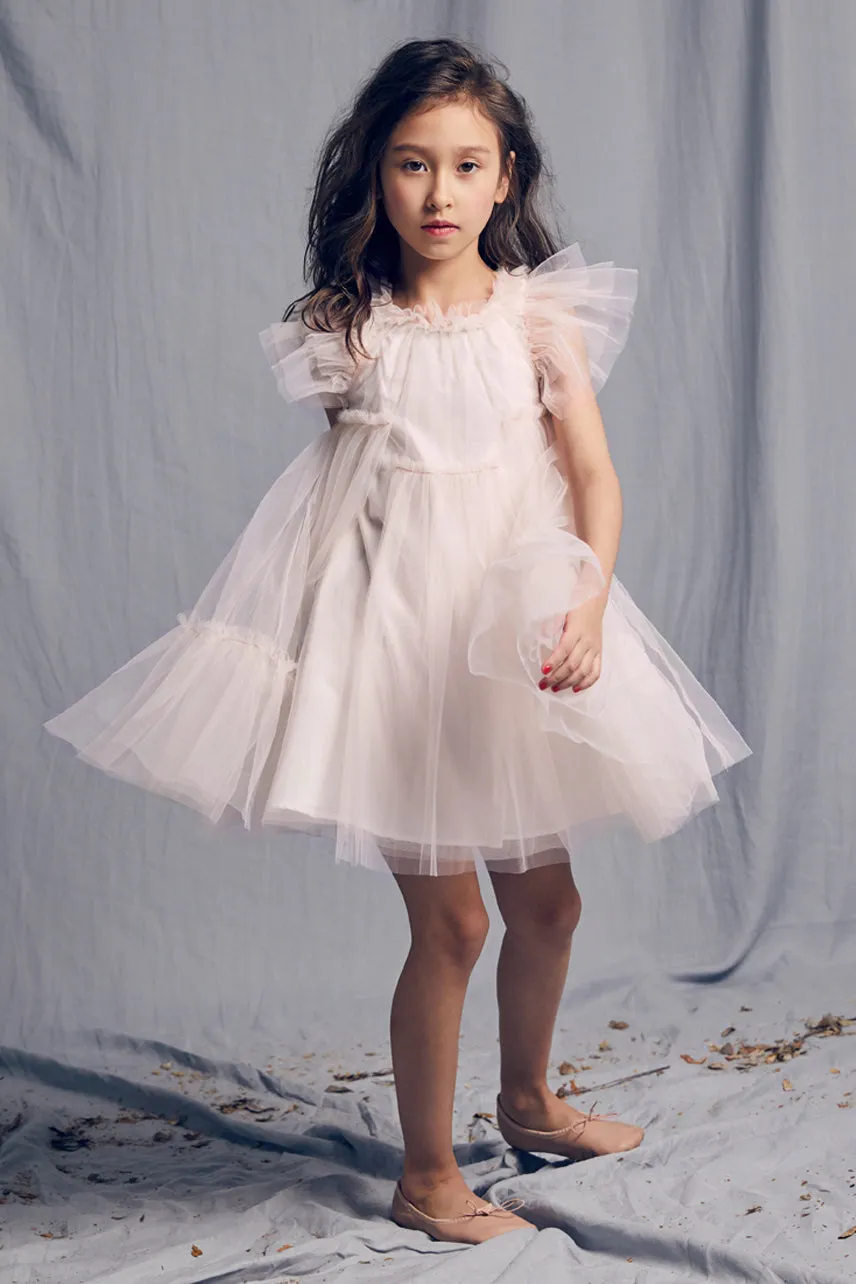 Nellystella Antoinette Girls Dress - Orchid Ice