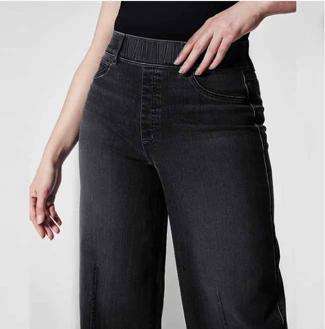 OCW Front Seamed Wide Leg Jeans For Women Soft