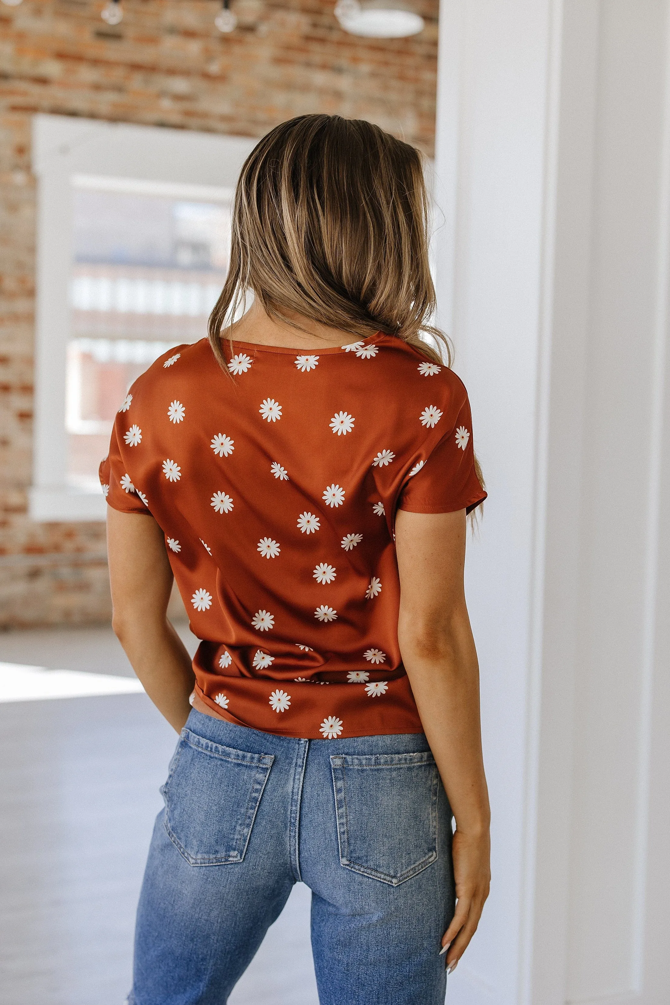 Ollie Daisy Print Blouse | S-XL PRE ORDER