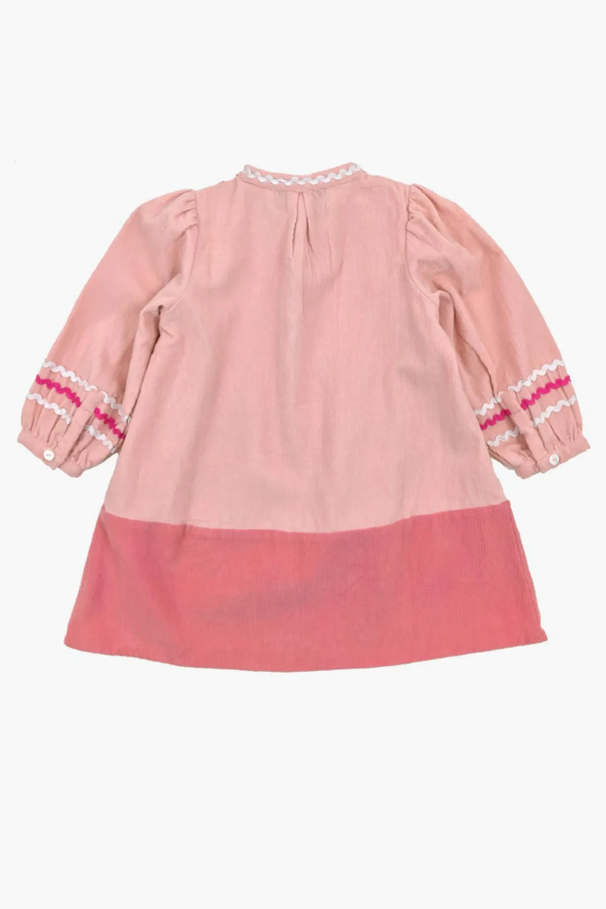 Peas and Queues Sparrow Girls Dress - Pink