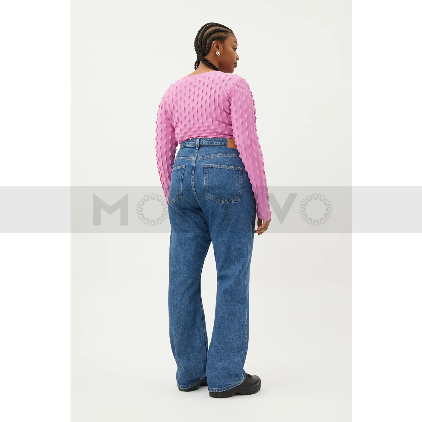 Rowe Extra High Straight Jeans