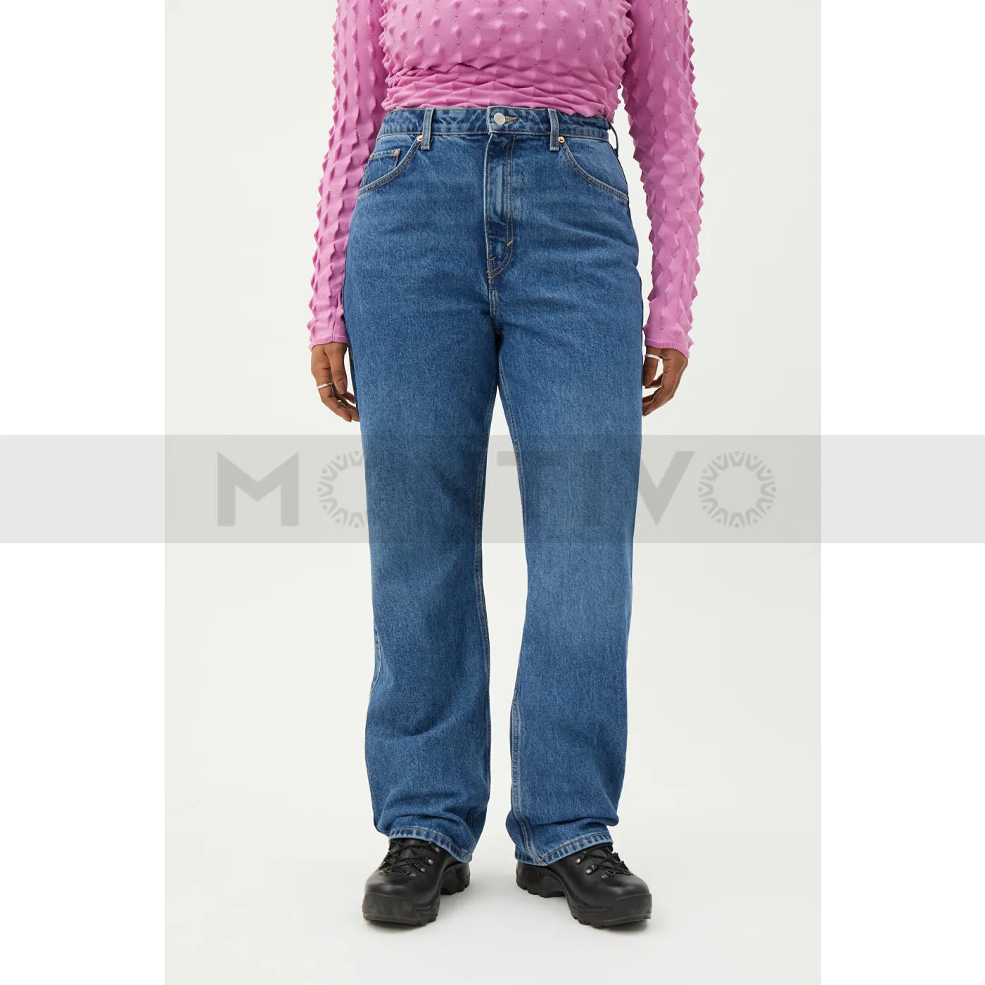 Rowe Extra High Straight Jeans