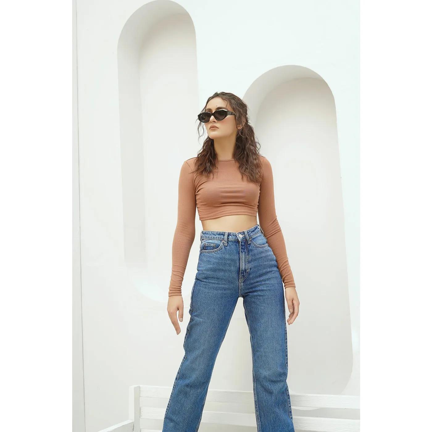 Rowe Extra High Straight Jeans