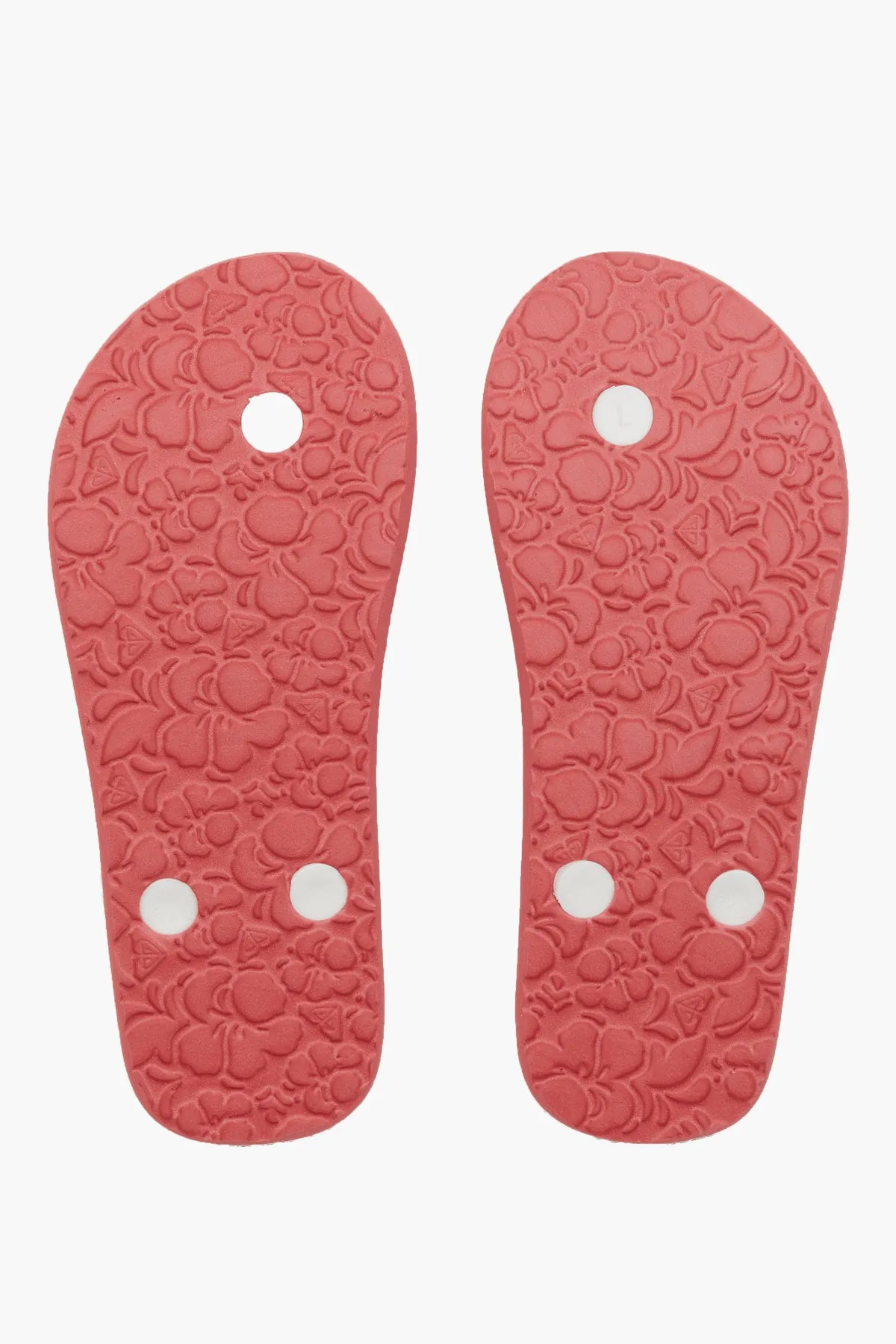 Roxy Pebbles VII Girls Flip Flops - Barely Pink