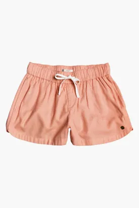 Roxy Una Mattina Girls Shorts - Terracotta (Size 4 left)