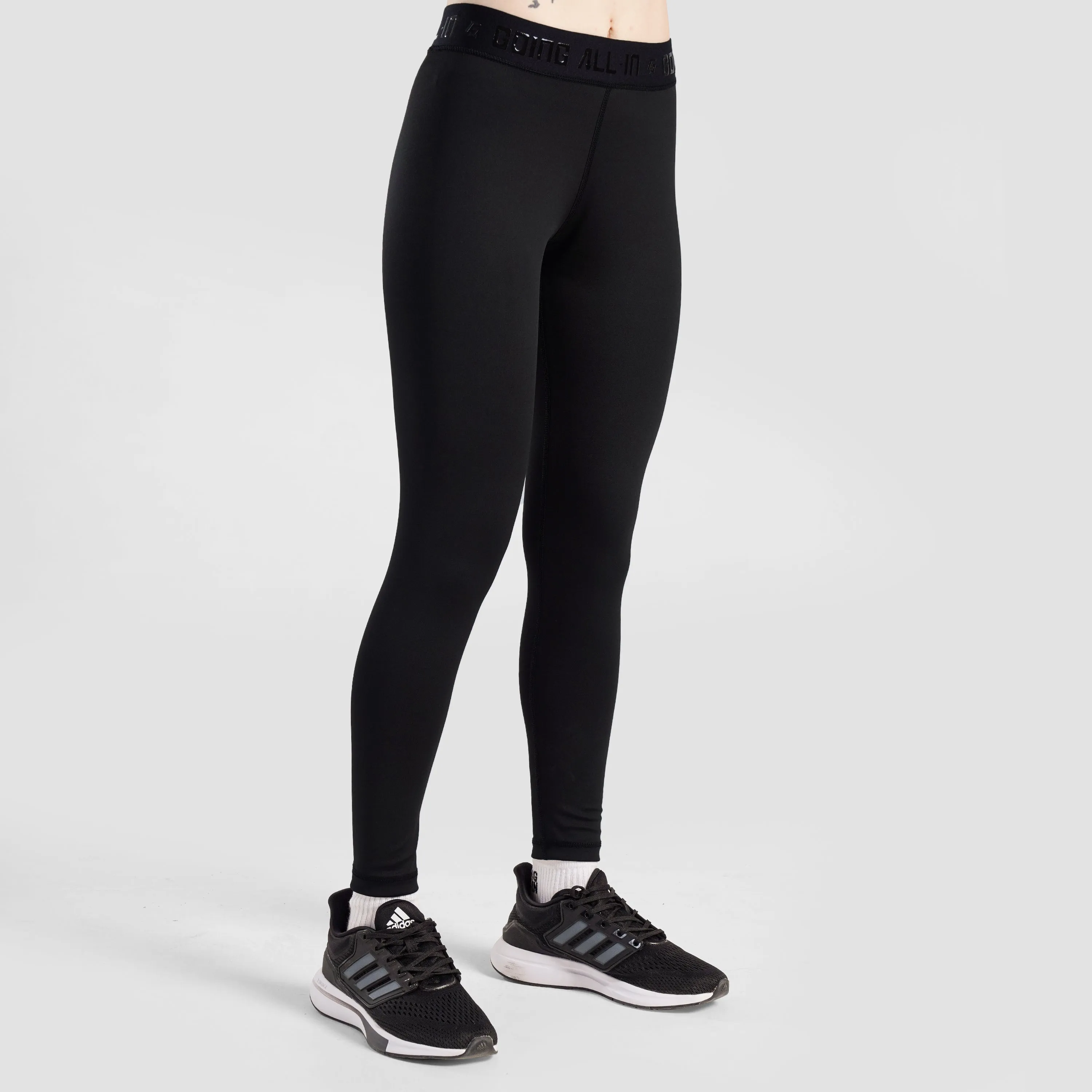 Run Rise Leggings (Black)