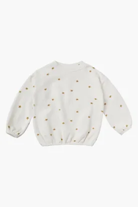 Rylee   Cru Star Slouchy Girls Pullover - Ivory (Size 10/12 left)