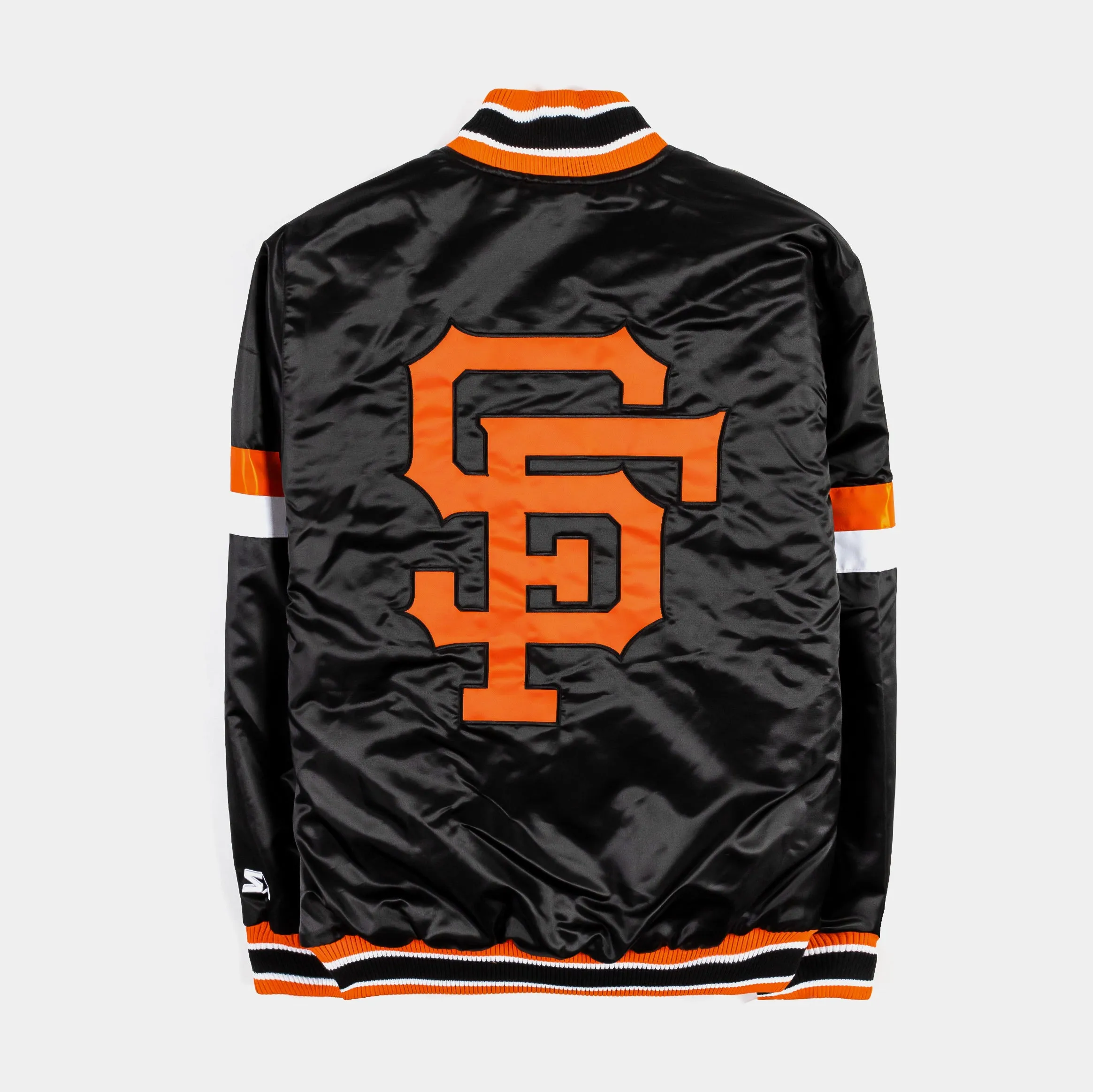 Shoe Palace Exclusive San Francisco Giants Varsity Mens Jacket (Black/Orange)