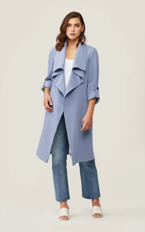 Soia & Kyo - Ornella Knee-Length Coat in Cerulean